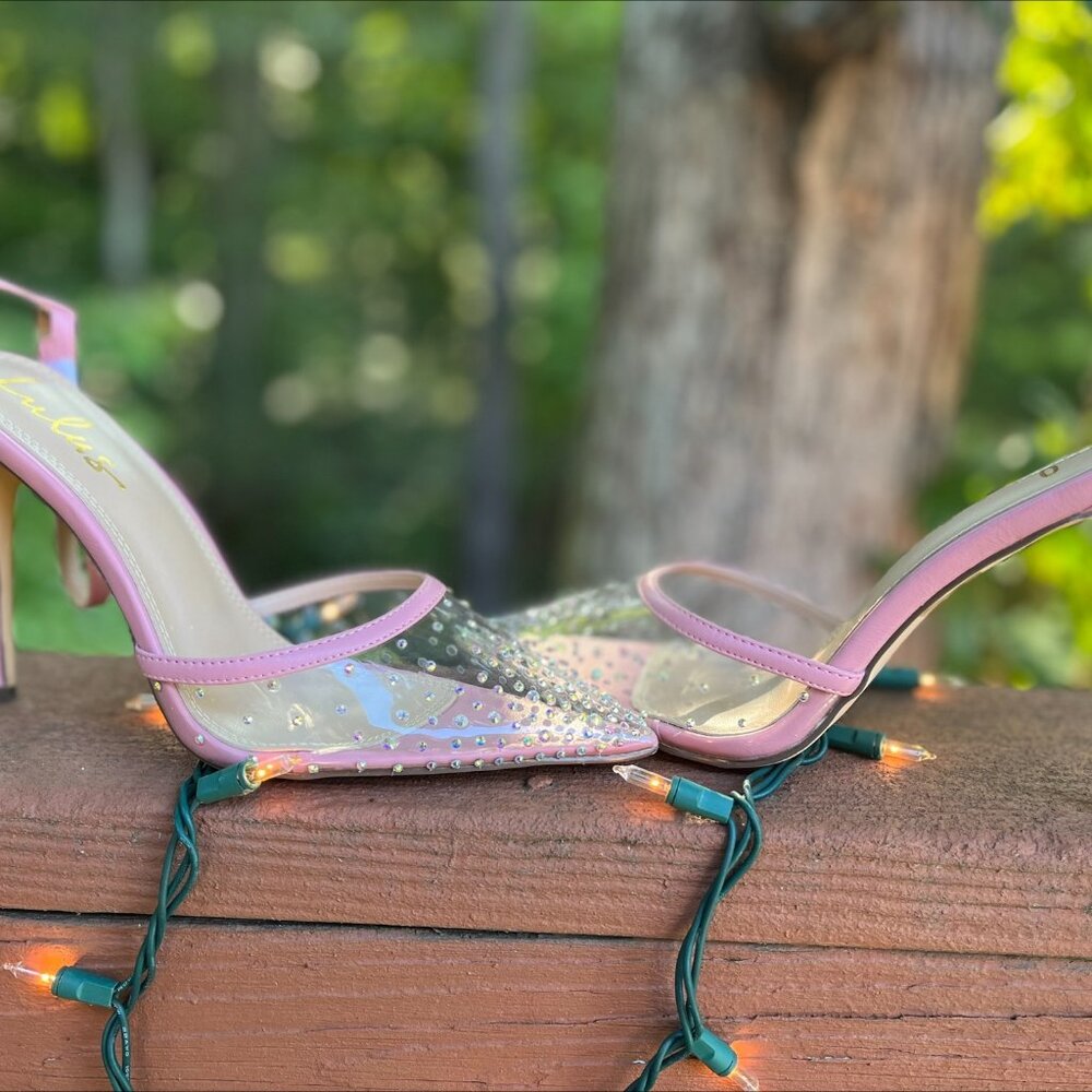 BRAND NEW Pink Sparkle Princess Heels